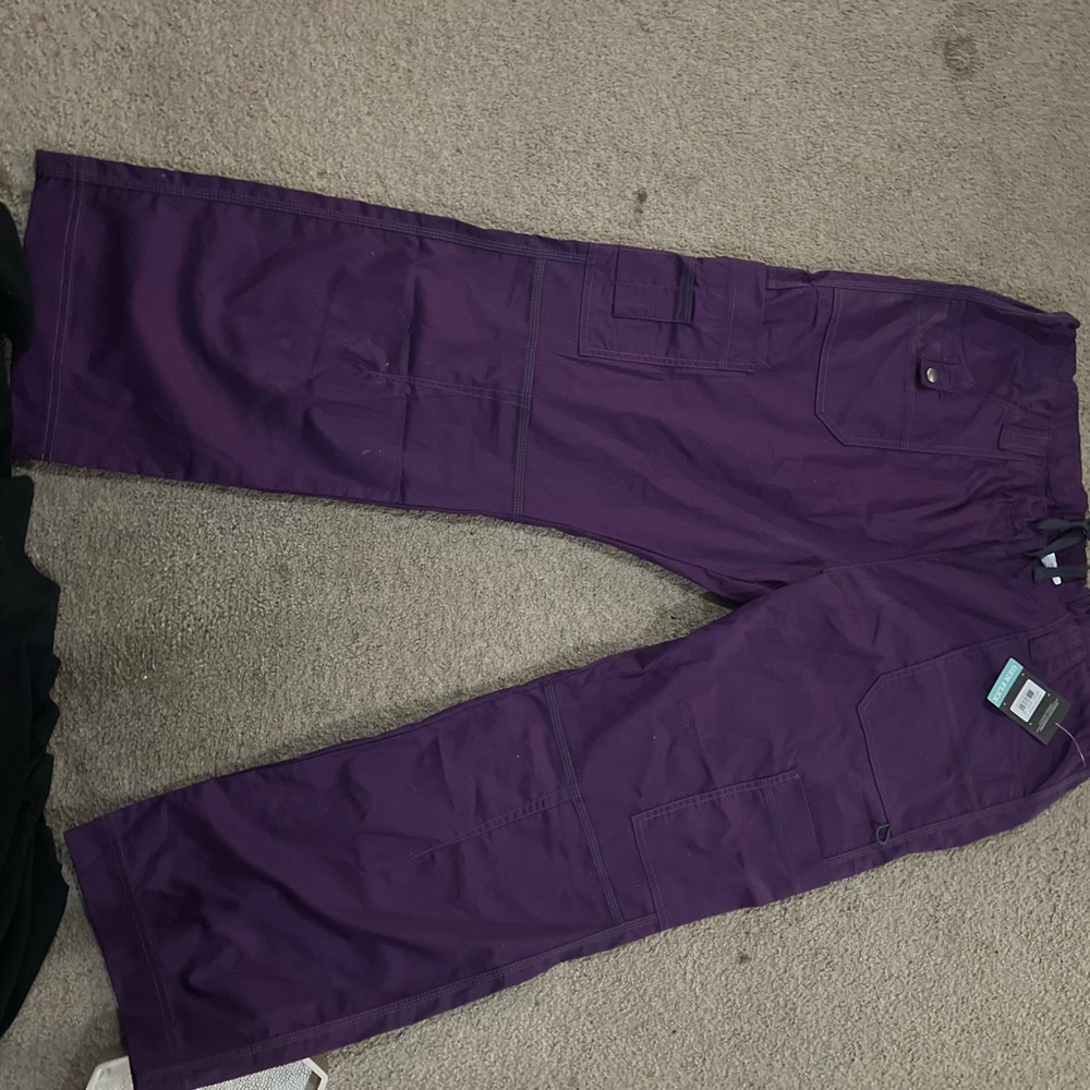 Dickies purple scrub pants